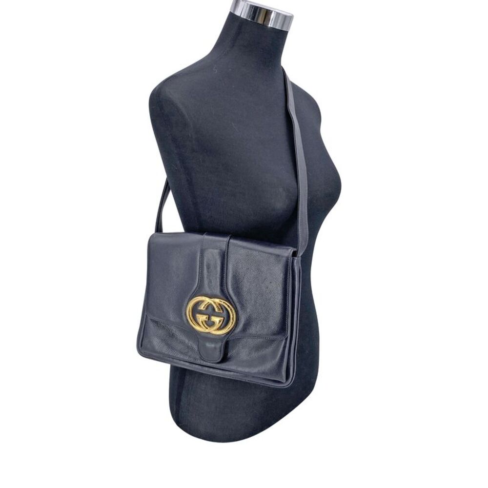 Gucci Vintage Leather Shoulder Bag - Picture 2 of 6